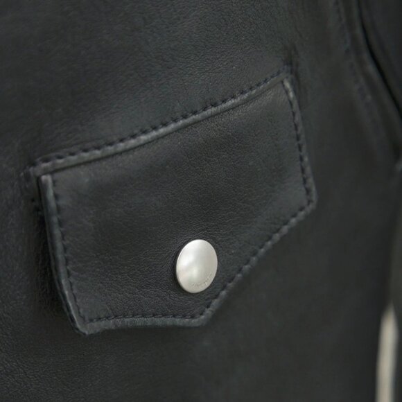 Saint Laurent SS/18 Runway Black Leather Biker-Style Jacket - Picture 4 of 9